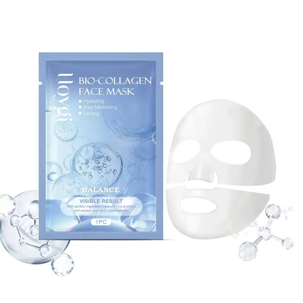 Bio Collagen Face Mask Shrink Pores Deep Hydrating Overnight Mask Moisturizing Refreshing Brightening Face Skin Care