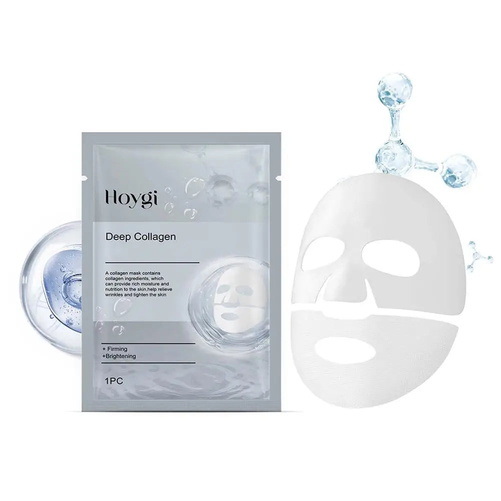 Bio Collagen Face Mask Shrink Pores Deep Hydrating Overnight Mask Moisturizing Refreshing Brightening Face Skin Care