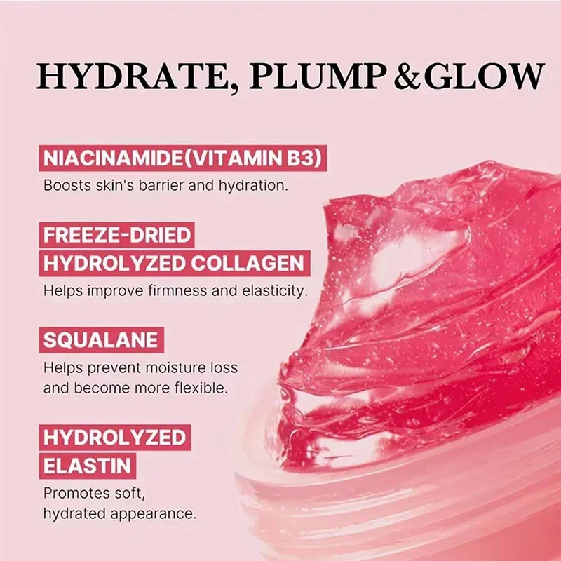 24h Glow & Lifted Collagen Jelly Cream Niacinamide And Hydrolyzed Collagen Strengthen The Skin Barrier And Moisturize The Skin